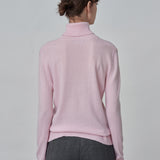 Turtleneck Sweater_Pink Blush