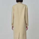 Cashmere Over Fit Coat_Butter