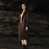 Cashmere Over Fit Coat_Brown