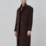 Cashmere Over Fit Coat_Brown