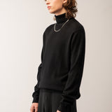 Men Turtleneck Sweater_Black