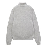 Men Turtleneck Sweater_Grey