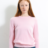 Classic Crew Neck Sweater_Pink Blush