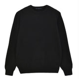 Classic Crew Neck Sweater - Black - Pure Cashmere NYC - image 2