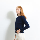 Classic Crew Neck Sweater_Navy