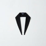 Cashmere Mini Scarf - Black - Pure Cashmere NYC - image 3