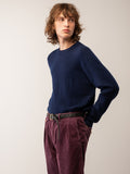 Men Crew Neck Sweater_Navy