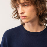 Men Crew Neck Sweater_Navy