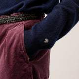Men Crew Neck Sweater_Navy