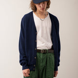 Men V Neck Cardigan_Navy
