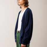 Men V Neck Cardigan_Navy