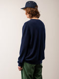 Men V Neck Cardigan_Navy