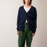 Men V Neck Cardigan_Navy