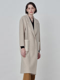 Cashmere Oversized Shearling Pocket Coat_Oatmeal