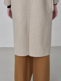 Cashmere Oversized Shearling Pocket Coat_Oatmeal