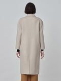 Cashmere Oversized Shearling Pocket Coat_Oatmeal