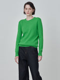Classic Crew Neck Sweater_Green