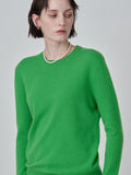 Classic Crew Neck Sweater_Green