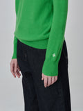 Classic Crew Neck Sweater_Green