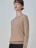 Classic Crew Neck Sweater_Camel