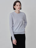 Classic Crew Neck Sweater_Baby Blue
