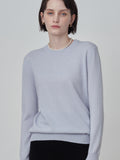 Classic Crew Neck Sweater_Baby Blue