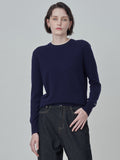 Classic Crew Neck Sweater_Navy