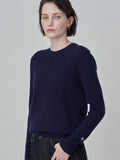 Classic Crew Neck Sweater_Navy