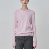 Classic Crew Neck Sweater_Pink Blush