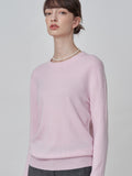 Classic Crew Neck Sweater_Pink Blush