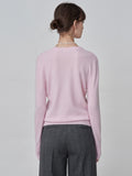 Classic Crew Neck Sweater_Pink Blush