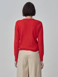 Classic Crew Neck Sweater_Red