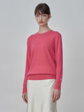 Classic Crew Neck Sweater_Strawberry