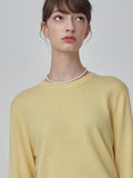 Classic Crew Neck Sweater_Yellow