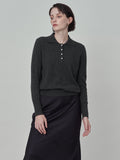 Classic Polo Sweater_Graphite