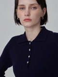 Classic Polo Sweater_Navy