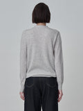 Deep V Neck Sweater_Grey