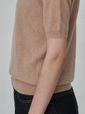 High Neck Shortsleeve_Camel