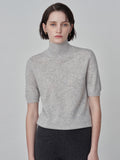 High Neck Shortsleeve_Grey