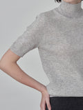 High Neck Shortsleeve_Grey