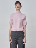 High Neck Shortsleeve_Pink Blush