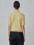 High Neck Shortsleeve_Yellow