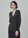 Wrap Cardigan_Graphite