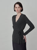 Wrap Cardigan_Graphite