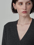 Wrap Cardigan_Graphite
