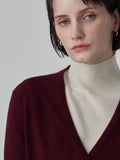Wrap Cardigan_Burgundy