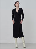 Maxi Wrap Dress_Black
