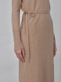 Maxi Wrap Dress_Camel