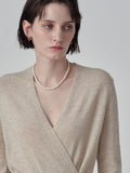 Maxi Wrap Dress_Oatmeal