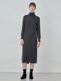 Turtleneck Maxi Dress_Graphite